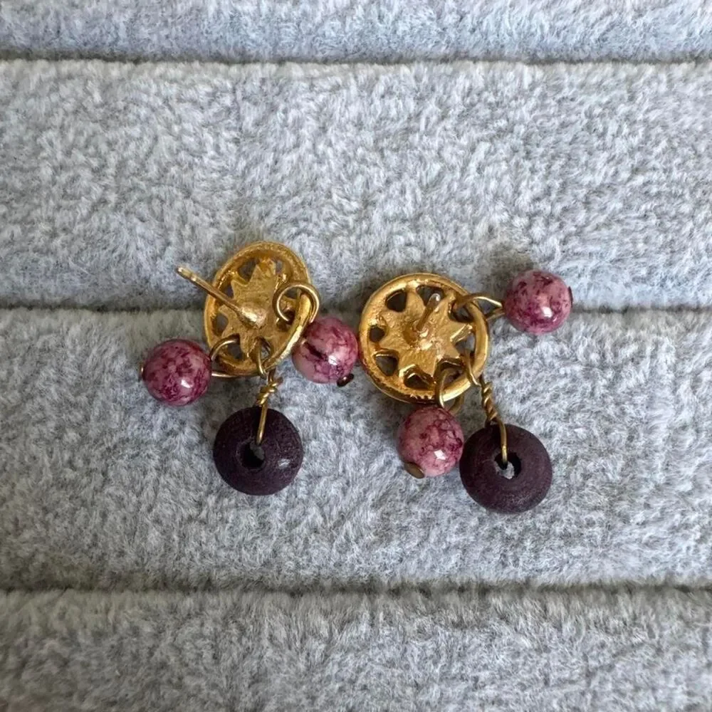 Unbranded Women's Gold and Purple Jewellery